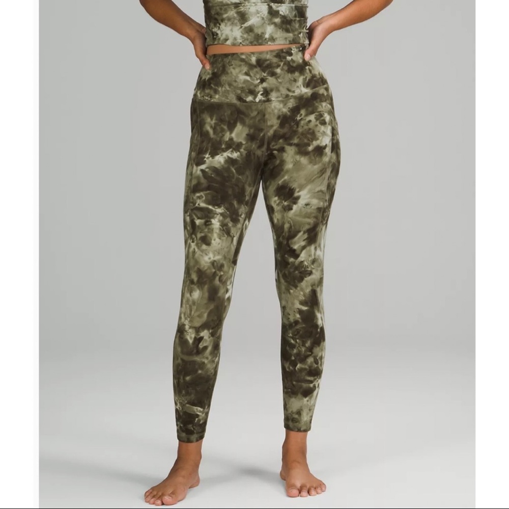 Lululemon High-Rise Align Legging - Tie-Dye Green